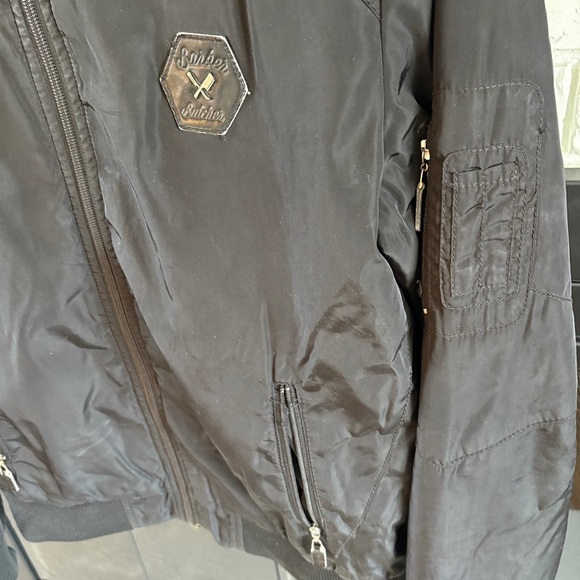 Distorted People Black Bomber Jacket - Picture 4 of 5